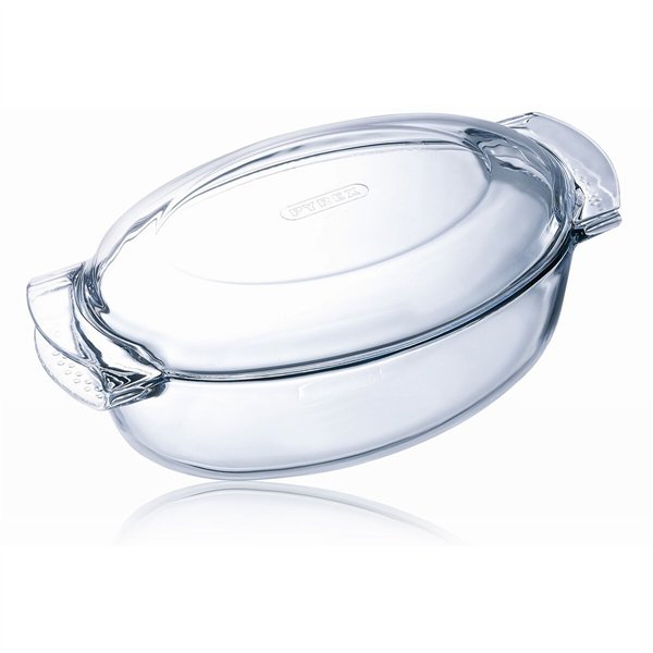 Oven Dish Pyrex 1040712 White Transparent Tempered Glass 6 L 4,5 g 4,5 L