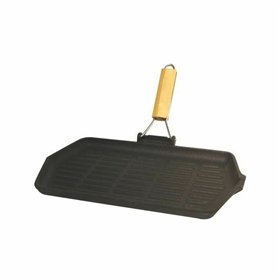 Griddle Plate Baumalu Black Copper Ø 28 cm