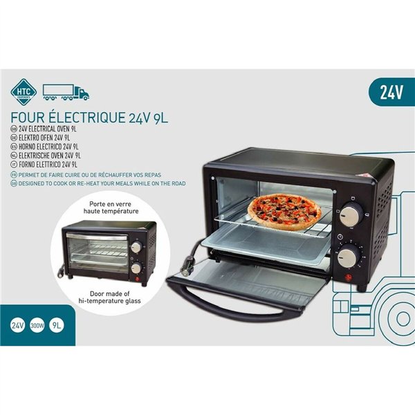 Oven HTC EQUIPEMENT ELECTRIC OVEN 9 L 300 W