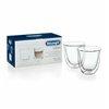 2 Piece Coffee Cup Set De'Longhi 5513214601 Transparent 2 Pieces