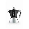 Italian Coffee Pot Beurer BIALETTI NEW MOKA 6 Cups Black Metal Aluminium