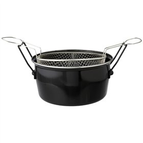 Deep-fat Fryer Baumalu Black Ø 28 cm