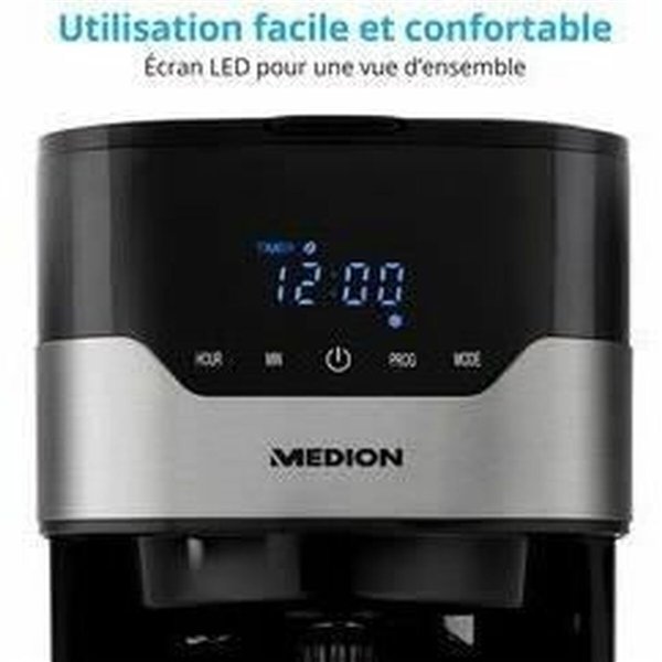 Drip Coffee Machine Medion 900 W 1,2 L