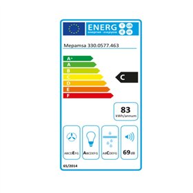 Conventional Hood Mepamsa LINEA 90 NEGRA Black