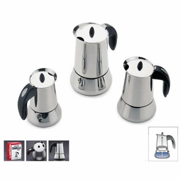 Italian Coffee Pot Valira ISABELLA 4T Steel Stainless steel 4 Cups