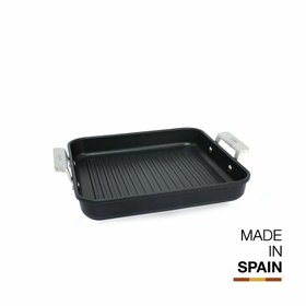 Grill hotplate Valira AIRE 23X23. Black Aluminium (1 Unit)