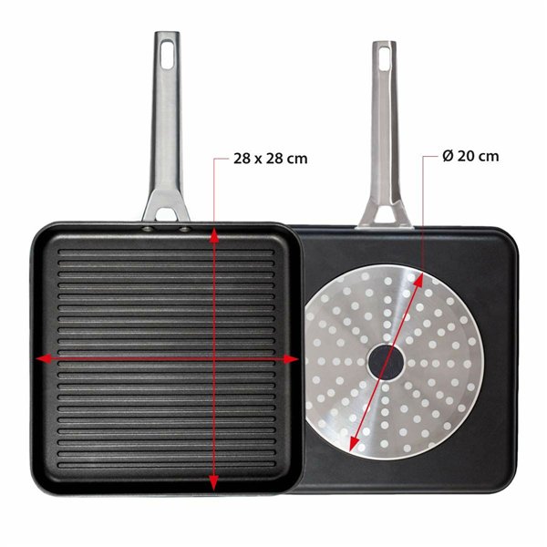 Barbecue Valira AIRE 28X28 Black Aluminium Ø 28 cm