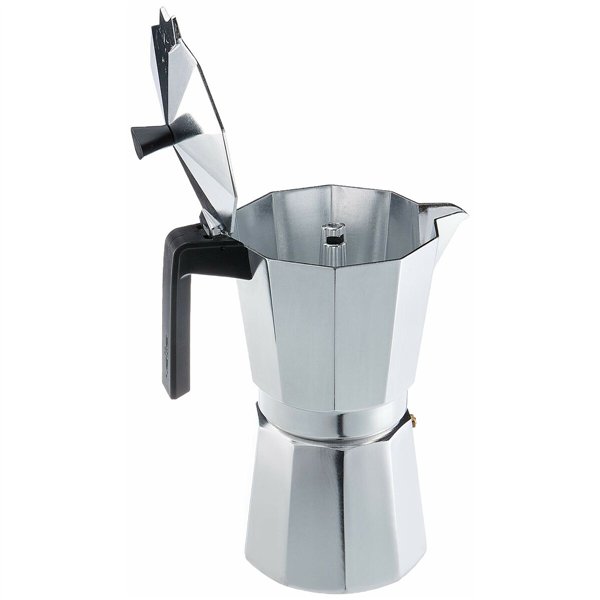 Italian Coffee Pot Valira VITRO 12T Silver Aluminium 12 Cups
