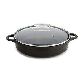 Casserole Valira BLACK IND 24CM Ø 24 cm Black Non-stick