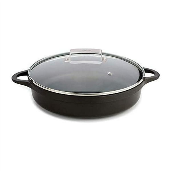 Casserole Valira BLACK IND 24CM Ø 24 cm Black Non-stick