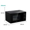 Microwave Hisense H20MOBP1 Black 700 W 20 L
