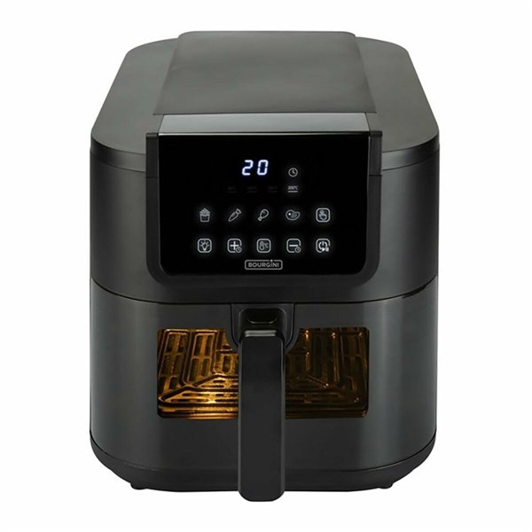 Air Fryer Bourgini 184172 Black 8 L