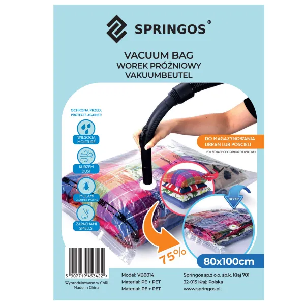 Vakuumipussi Springos VB0014 80x100cm
