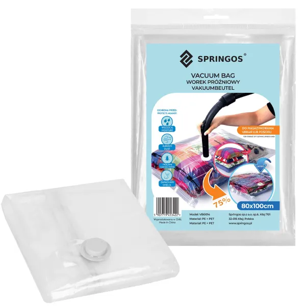 Vakuumipussi Springos VB0014 80x100cm
