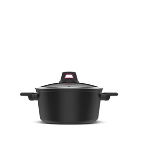 Casserole with lid Taurus KCK4020 Black 2 L 20 cm