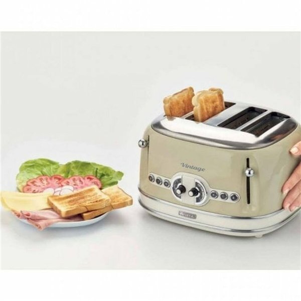 Toaster Ariete 156/03 1600 W Beige 4 pieces Vintage