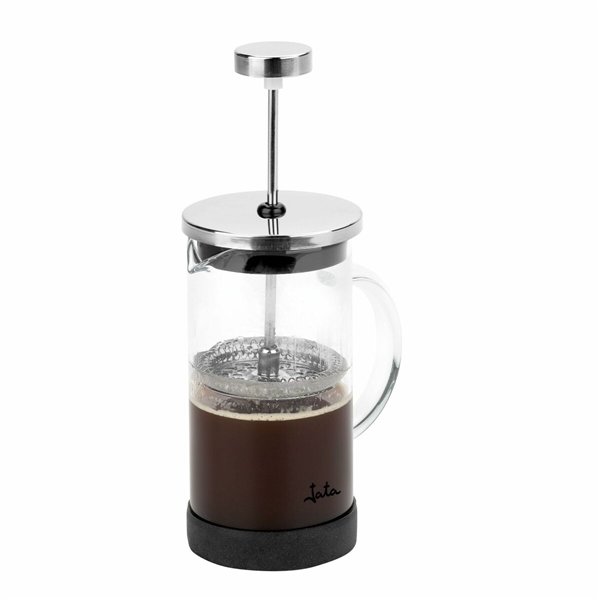 Cafetière with Plunger JATA HCAF1160 Black 600 ml
