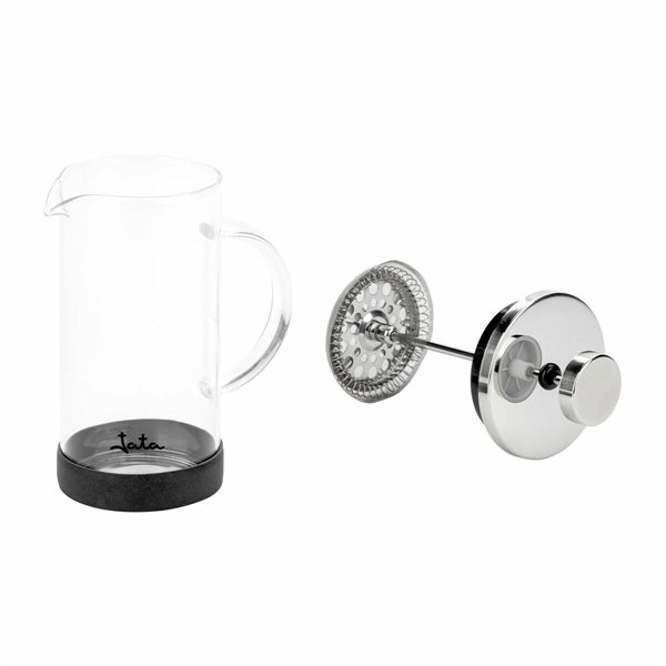 Cafetière with Plunger JATA HCAF1160 Black 600 ml