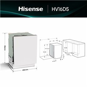 Dishwasher Hisense HV16D5
