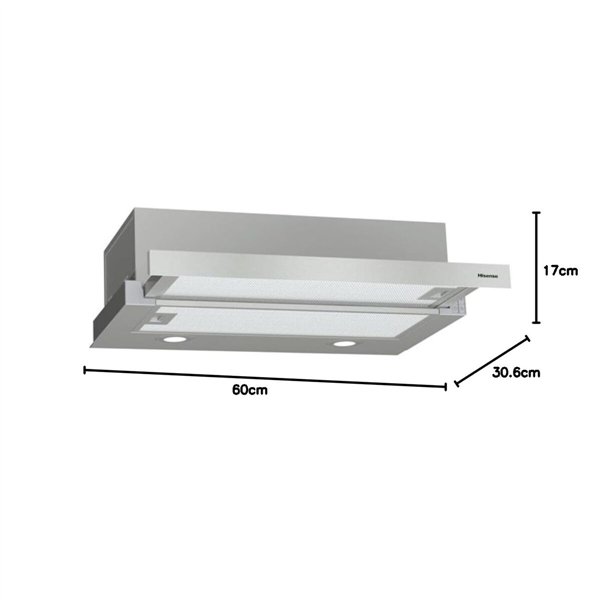 Conventional Hood Hisense CH6TL4BX 60 Steel