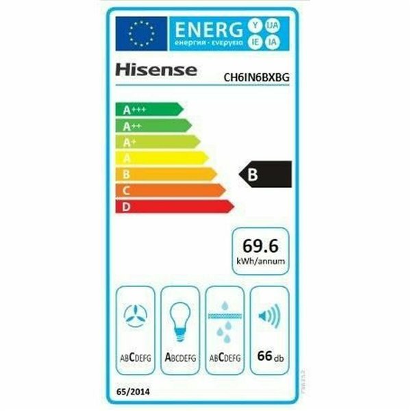 Conventional Hood Hisense CH6IN6BXBG 60 Steel 60 cm