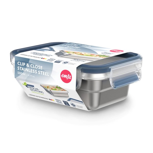 Lunch box Tefal N11503 Blue Stainless steel Rectangular 500 ml