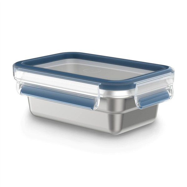 Lunch box Tefal N11503 Blue Stainless steel Rectangular 500 ml