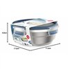 Lunch box Tefal N11502 Silver Stainless steel Rectangular 0,72 l