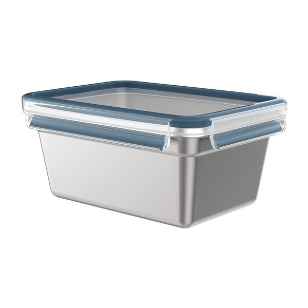 Lunch box Tefal N11506 Silver Stainless steel Rectangular 2 L