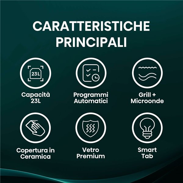 Microwave with Grill Hisense H23MOBS5HG4 Black 800 W 23 L