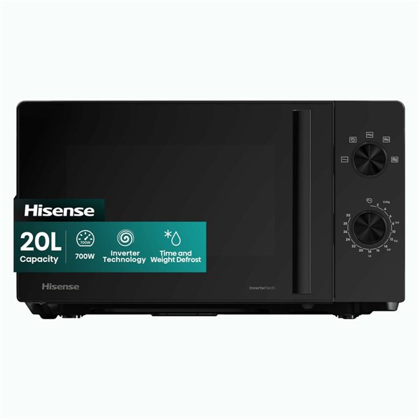 Microwave Hisense H20MOBP1HI Black 700 W 20 L