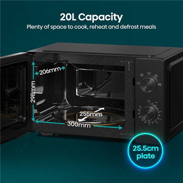 Microwave Hisense H20MOBP1HI Black 700 W 20 L