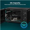 Microwave Hisense H20MOBP1HI Black 700 W 20 L