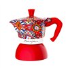 Italian Coffee Pot Bialetti MOKA D&G Red Aluminium 2 Cups