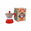 Italian Coffee Pot Bialetti MOKA D&G Red Aluminium 2 Cups