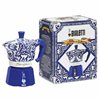 Italian Coffee Pot Bialetti MOKA D&G Blue Stainless steel 4 Cups