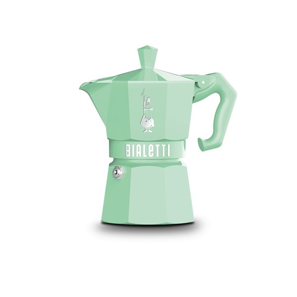 Italian Coffee Pot Bialetti MOKA EXCLUSIVE Green Aluminium 3 Cups