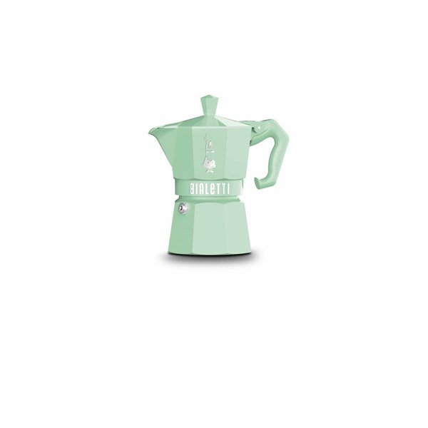 Italian Coffee Pot Bialetti MOKA EXCLUSIVE Green Aluminium 3 Cups
