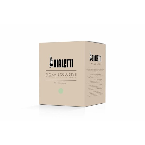 Italian Coffee Pot Bialetti MOKA EXCLUSIVE Green Aluminium 3 Cups