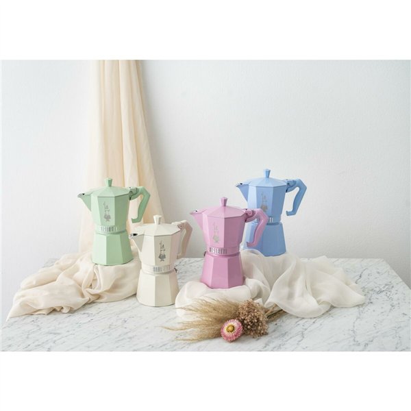 Italian Coffee Pot Bialetti MOKA EXCLUSIVE Green Aluminium 3 Cups