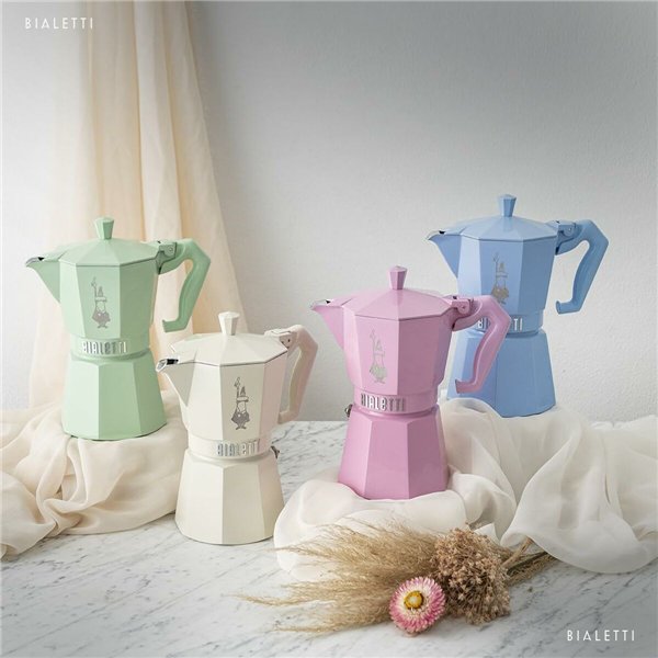 Italian Coffee Pot Bialetti MOKA EXCLUSIVE Green Aluminium 3 Cups