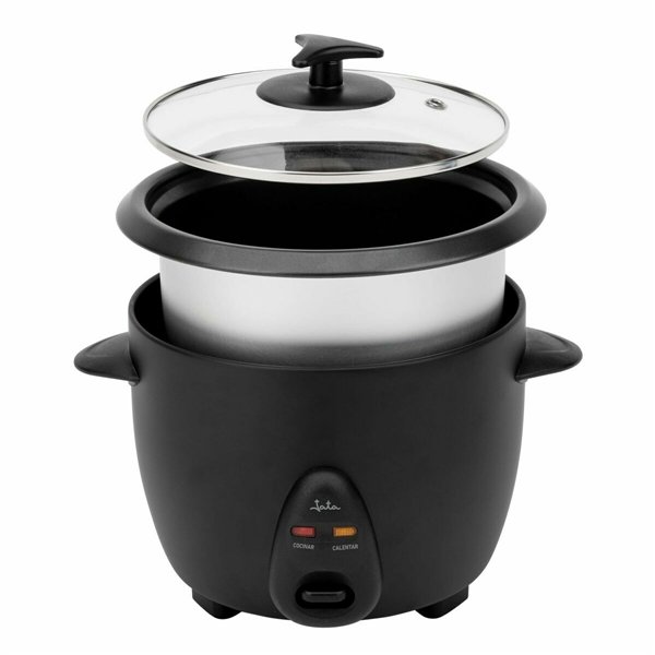 Rice Cooker JATA JEAR2522 Black Aluminium 900 W 2,2 L