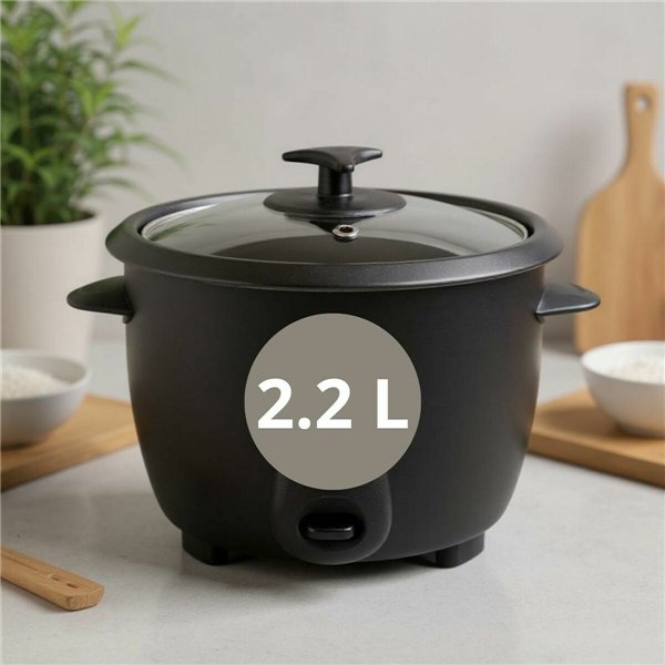 Rice Cooker JATA JEAR2522 Black Aluminium 900 W 2,2 L