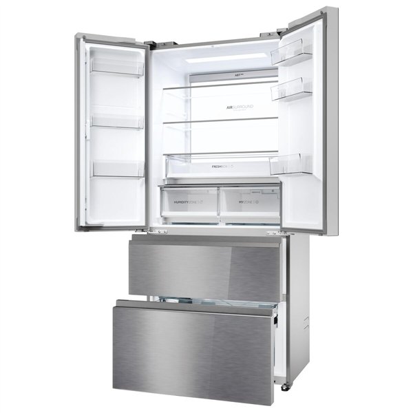 Combined Refrigerator Haier HFR7819ENGC 190 Steel