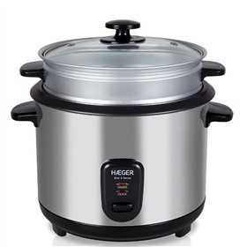 Rice Cooker Haeger RC-18L.001A Grey