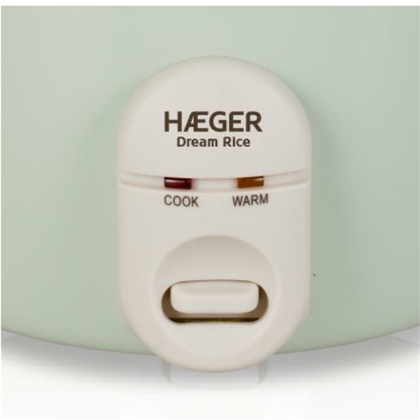 Rice Cooker Haeger RC-18L.002A Green Stainless steel Plastic 50 W