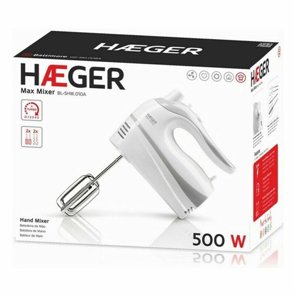 Blender/pastry Mixer Haeger BL-5HW.011A 500 W