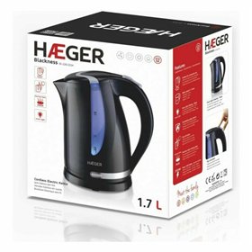Kettle Haeger EK-22B.023A Black Stainless steel 2200 W 1,7 L