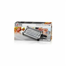 Microwave with Grill Haeger GR-200.006A Black 2000 W