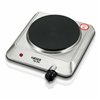 Electric Hot Plate Haeger HP-01S.014A Stainless steel 1 Stove Black Silver 1500W